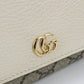 GUCCI GU84766 Medium wallet Double G Folded wallet GG Supreme Beige Women