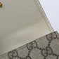 GUCCI GU84766 Medium wallet Double G Folded wallet GG Supreme Beige Women