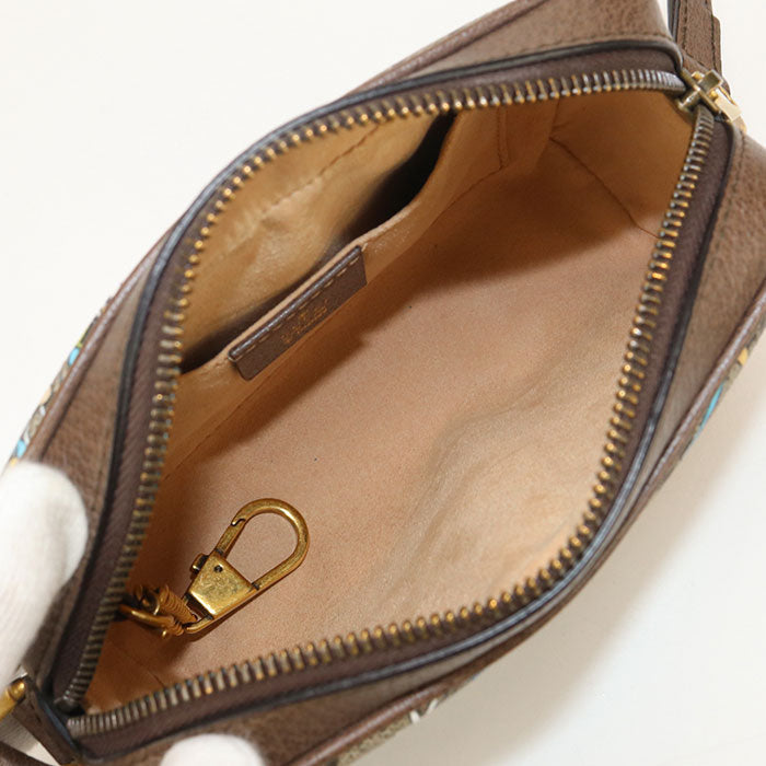 GUCCI 648124 Shoulder Bag GuccixDisney collaboration Donald Duck Mini Bag GG Supreme Canvas, leather multicolor Women