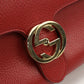 GUCCI 510302 2WAY handbag Interlocking G Handbag leather Red Women