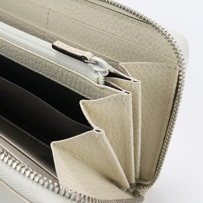 GUCCI 456117 Zip around wallet Double G PurseZip Around leather white Women