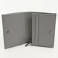 GUCCI 456126 Bi-fold wallet Double G Flap wallet leather gray Women(unisex)