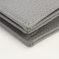 GUCCI 456126 Bi-fold wallet Double G Flap wallet leather gray Women(unisex)