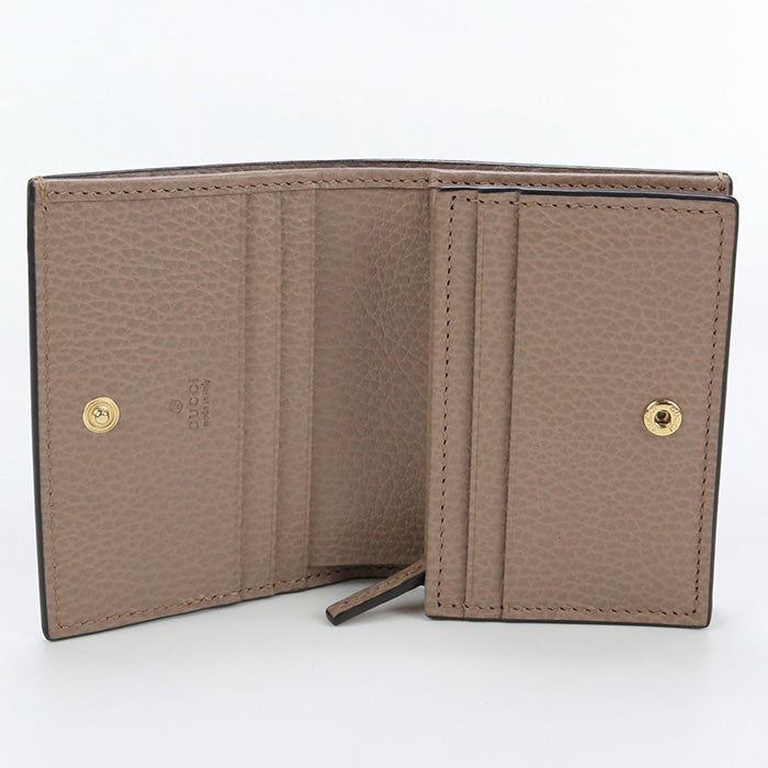 GUCCI 658610 17WAG 5788 Bi-fold wallet Card Case wallet Compact wallet GG Supreme Canvas,leather Multi Women