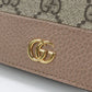 GUCCI 658610 17WAG 5788 Bi-fold wallet Card Case wallet Compact wallet GG Supreme Canvas,leather Multi Women
