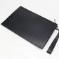 GUCCI 597678 Blade embroidery Clutch bag leather black unisex