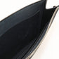 GUCCI 597678 Blade embroidery Clutch bag leather black unisex