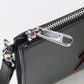 GUCCI 597678 Blade embroidery Clutch bag leather black unisex