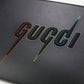 GUCCI 597678 Blade embroidery Clutch bag leather black unisex