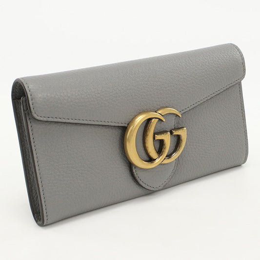 GUCCI 400586 Continental wallet GG Marmont double fold coin purse leather Women