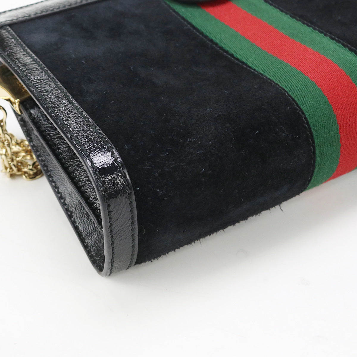 GUCCI 503877 Small Shoulder Bag Ofidia Shoulder Suede/leather black Women