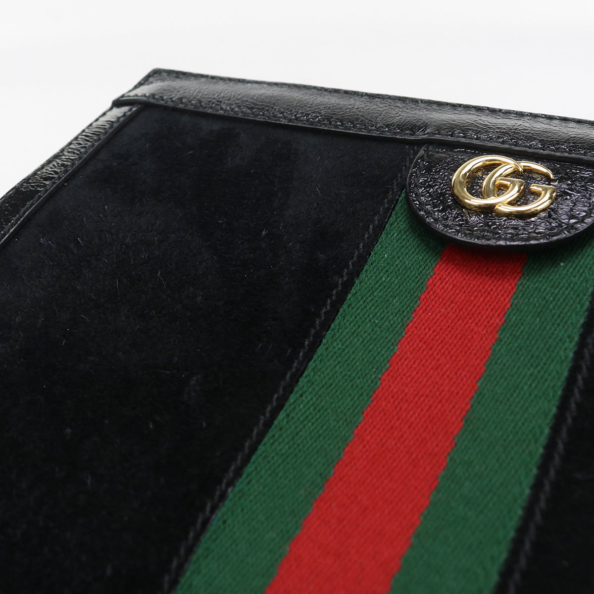 GUCCI 503877 Small Shoulder Bag Ofidia Shoulder Suede/leather black Women