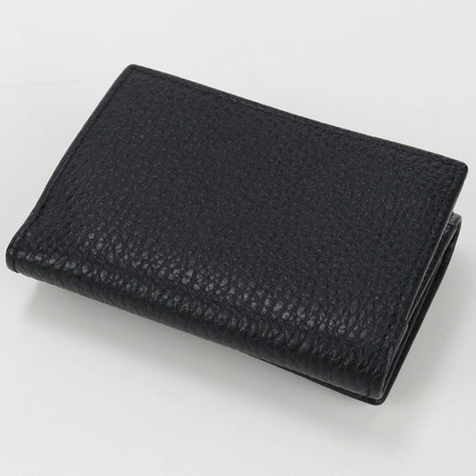 GUCCI 735829 Tri-fold wallet GG Marmont with coin purse leather black unisex