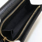GUCCI 735829 Tri-fold wallet GG Marmont with coin purse leather black unisex
