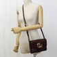GUCCI 550129 Shoulder Bag GG Marmont Shoulder Bag leather red Women