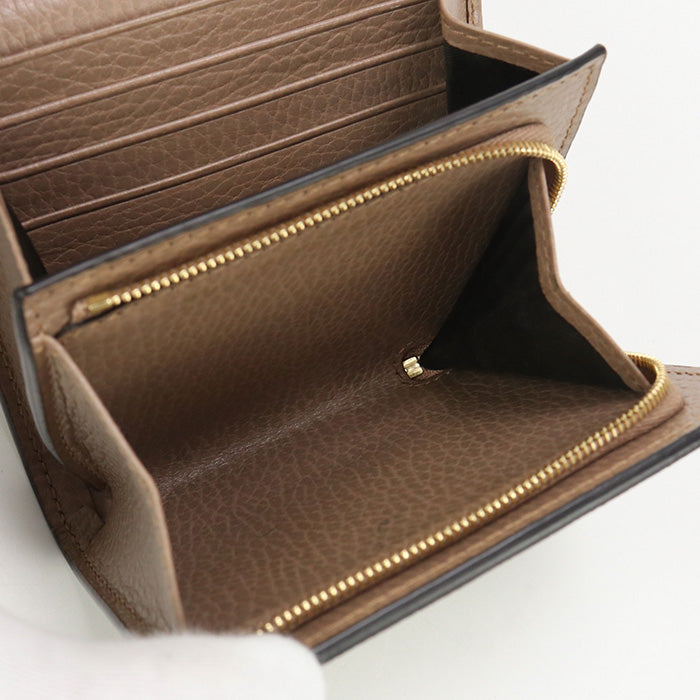 GUCCI GU85910 Medium wallet By color Folded wallet GG Supreme beige Women