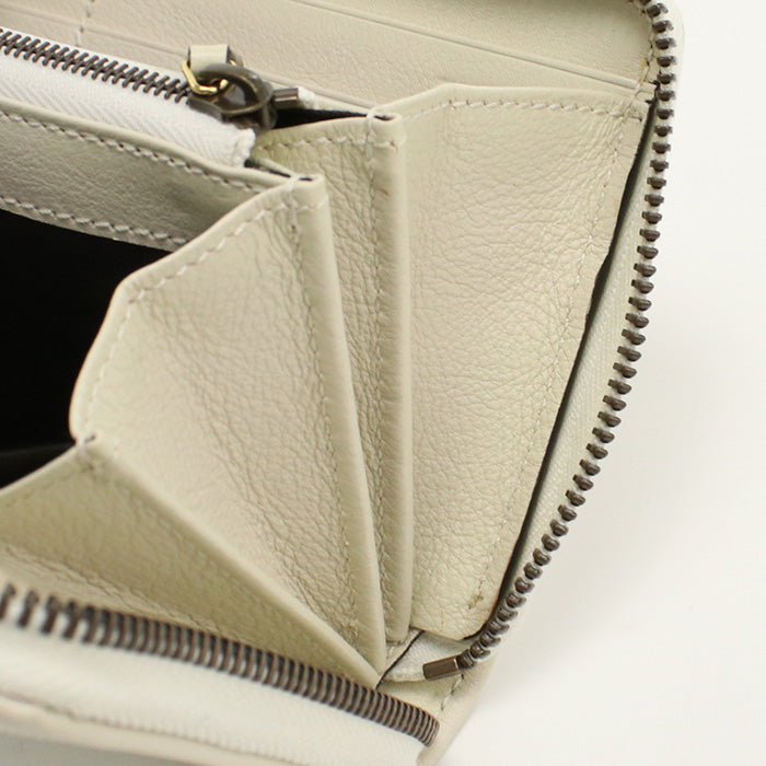 GUCCI GU86335 Continental wallet Gucci Diana PurseZip Around leather White Women