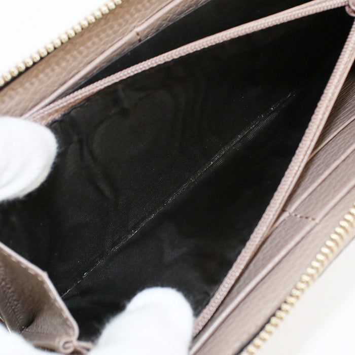 GUCCI GU86361 Zip around wallet Double G PurseZip GG Supreme beige Women
