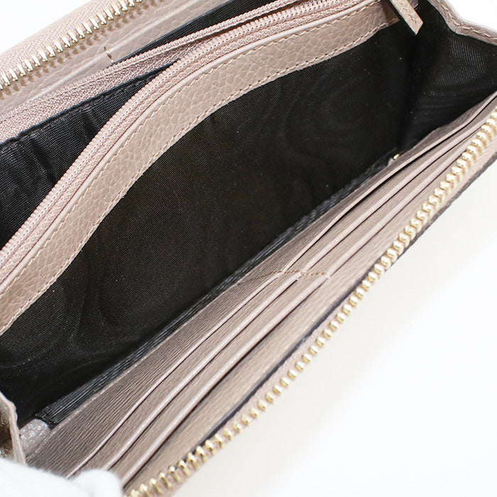 GUCCI GU86361 Zip around wallet Double G PurseZip GG Supreme beige Women