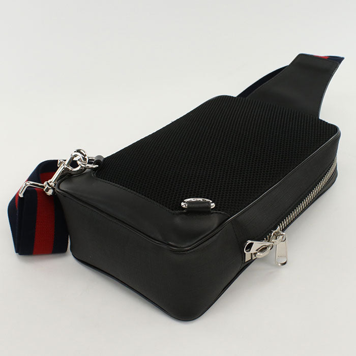 GUCCI 478325 Belt bag GG Supreme body bag black mens