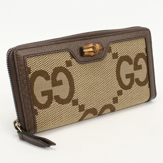 GUCCI GU86678 Continental wallet Gucci Diana PurseZip Around/Jumb GG Beige Women