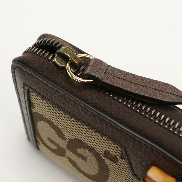 GUCCI GU86678 Continental wallet Gucci Diana PurseZip Around/Jumb GG Beige Women
