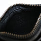GUCCI 627064 Coin Purse Double G Wallet with key chain leather black Women