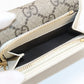 GUCCI 644462 Tri-fold wallet Gucci Horsebit 1955 GG Supreme/leather beige Women