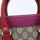 GUCCI 453117 Handbag GG Supreme 2WAY handbag PVC, leather multicolor Women