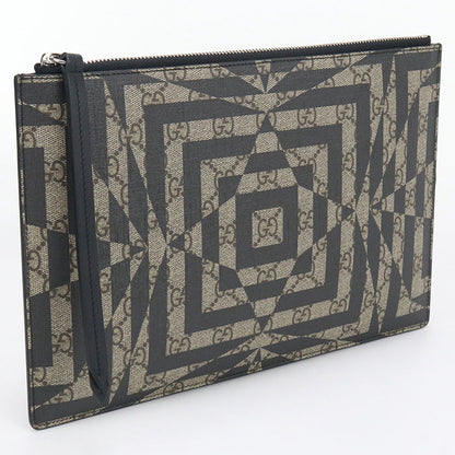 GUCCI 411417 Clutch bag GG Kaleido GG Supreme beige mens