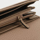 GUCCI 456116 Long Wallet Petit Marmont Double G Flap wallet leather beige Women