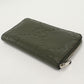 GUCCI 739482 organizer Jumbo GG PurseZip Around leather Khaki mens