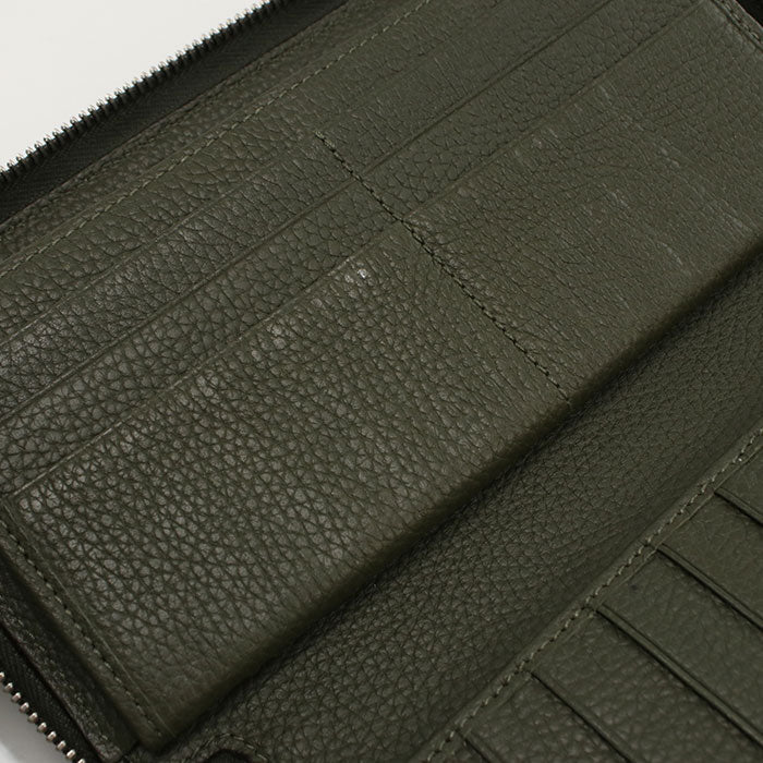 GUCCI 739482 organizer Jumbo GG PurseZip Around leather Khaki mens
