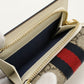 GUCCI 644334 Tri-fold wallet Ofidia GG Supreme/leather Beige Women