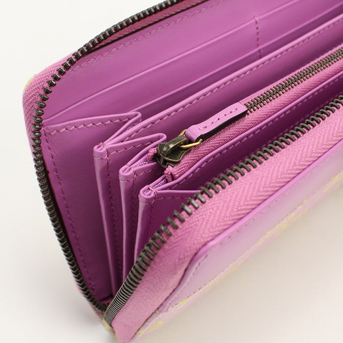 GUCCI 783117 Zip around wallet GG Supreme PurseZip Around GG canvas pink Women