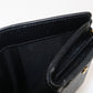 GUCCI 772640 0OP0N 1000 Card Case wallet Gucci Script Folded leather black Women