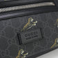 GUCCI 474293 body bag GG Supreme Belt bag/Sling Bag GG Supreme Canvas black mens