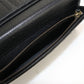 GUCCI 428740 Long wallet GG Marmont Double G Folding long wallet leather black mens