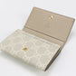 GUCCI 739525 AACFE 9543 Card Case GG Marmont Double G Bicolor Card Case/Business card holder GG Supreme Canvas, leather beige unisex