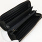 GUCCI 428736 Long Wallet GG Marmont Zip around wallet leather black unisex
