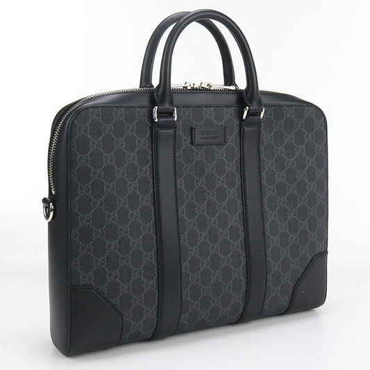 GUCCI Briefcase GG Supreme 474135 Briefcase/PVC/leather mens