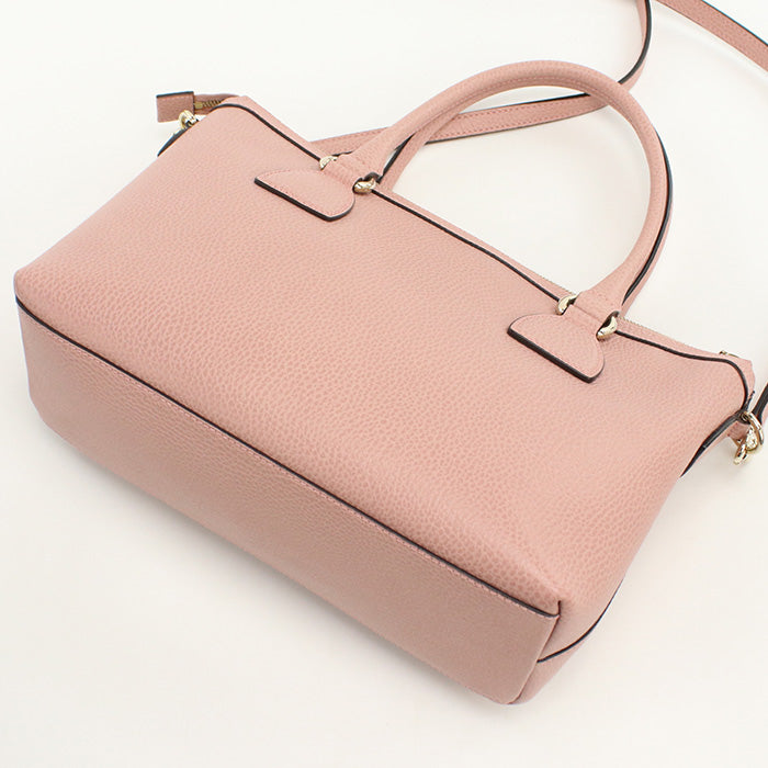 GUCCI 449650 Handbag Interlocking G 2WAY handbag leather pink Women