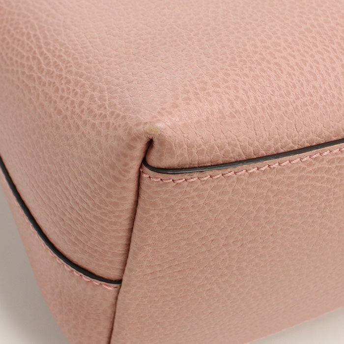 GUCCI 449650 Handbag Interlocking G 2WAY handbag leather pink Women
