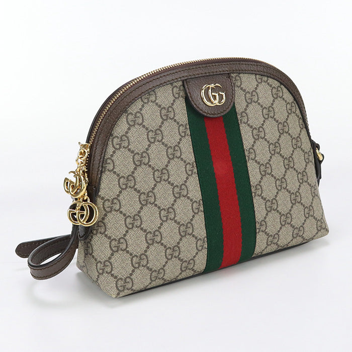 GUCCI 499621 Shoulder Bag Offidia GG Supreme Sherry Line Small Shoulder Bag PVC/leather Women