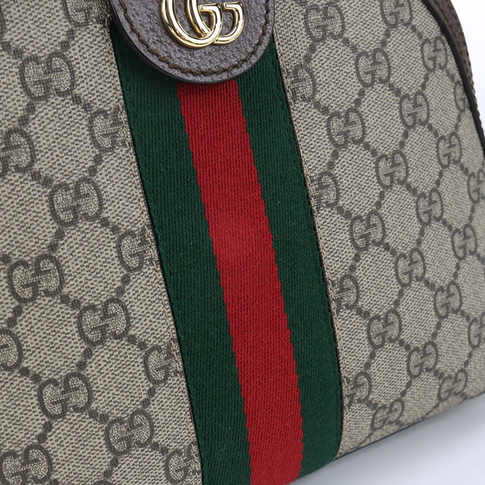 GUCCI 499621 Shoulder Bag Offidia GG Supreme Sherry Line Small Shoulder Bag PVC/leather Women