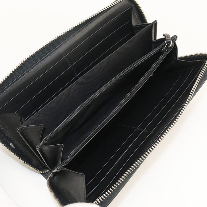 GUCCI 408831 Long Wallet GG Supreme New Web Zipper Wallet PVC coated canvas, leather Dark Gray mens