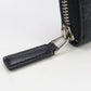 GUCCI 408831 Long Wallet GG Supreme New Web Zipper Wallet PVC coated canvas, leather Dark Gray mens