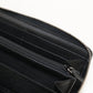 GUCCI 408831 Long Wallet GG Supreme New Web Zipper Wallet PVC coated canvas, leather Dark Gray mens