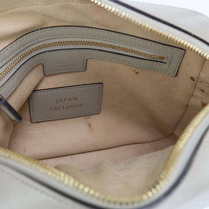 GUCCI 645454 Shoulder Bag Gucci Horsebit 1955 leather beige Women