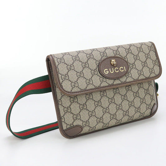 GUCCI 493930 body bag Neo vintage Belt Bags Crossbody Bags GG Supreme Brown mens